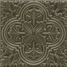 Декор Kerama Marazzi KMD3STA002BN Фес зеленый глянцевый 15x15
