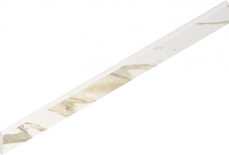 Плинтус Италон Стелларис Калакатта Голд 610130007464 белый 7.2x80