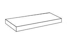 Ступень Италон Форум Стоун Полар угловая левая 620070003109 белый 33x80