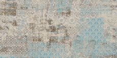 Керамогранит Estima EXD401 Exotica Design Vintage Inserto EXD401/NS_R9/60x120x9R/GW голубой 60x120