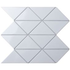 Triangolo White Zip Glossy